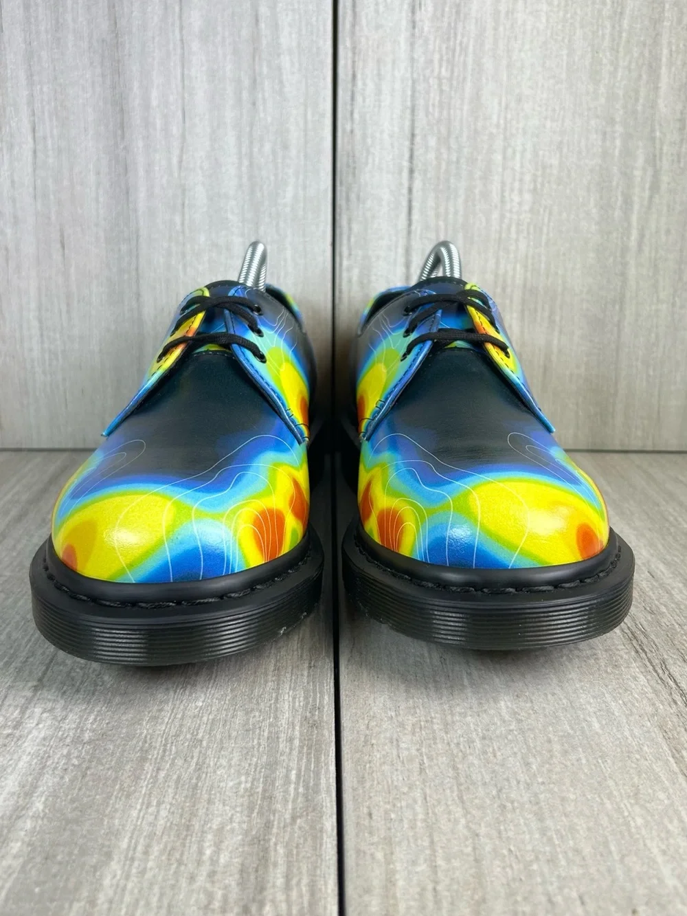 NEW Dr. Martens Docs 1461 Heat Map Genix Nappa Leather Oxford Boot Mens Size 8